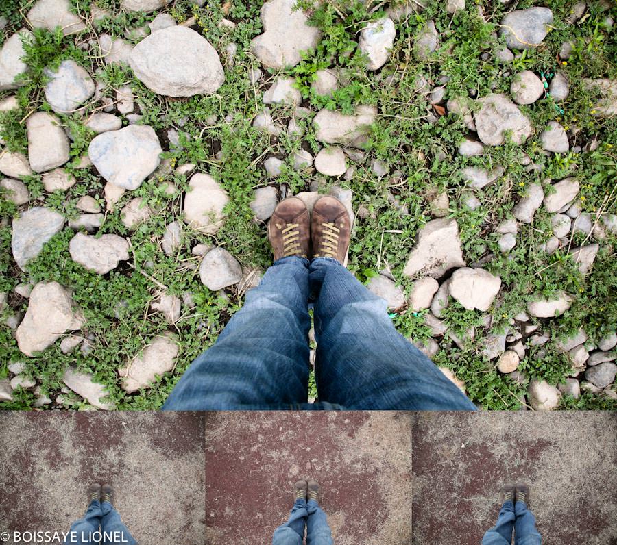 Mes pieds vus du ciel