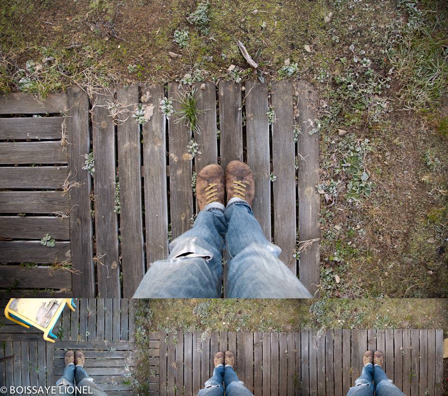 Mes pieds vus du ciel